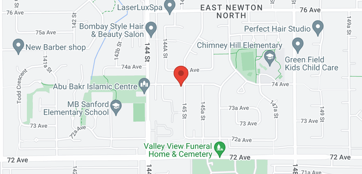 map of 14496 74 AVENUE